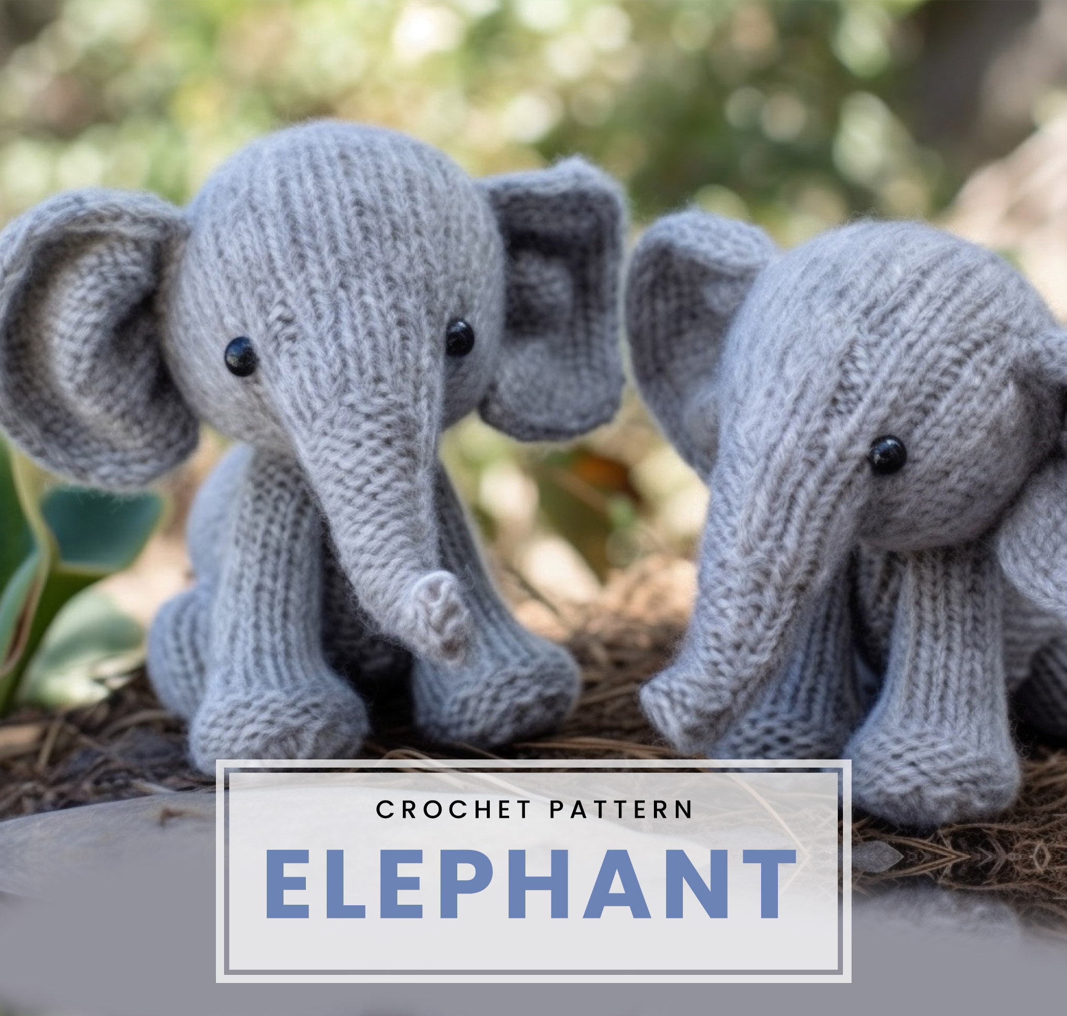 40 Elephant Crochet Patterns for Amigurumi, Plushies, Loveys, and Nursery Decor 12 Elephant Amigurumi Crochet Pattern: DIY Toy