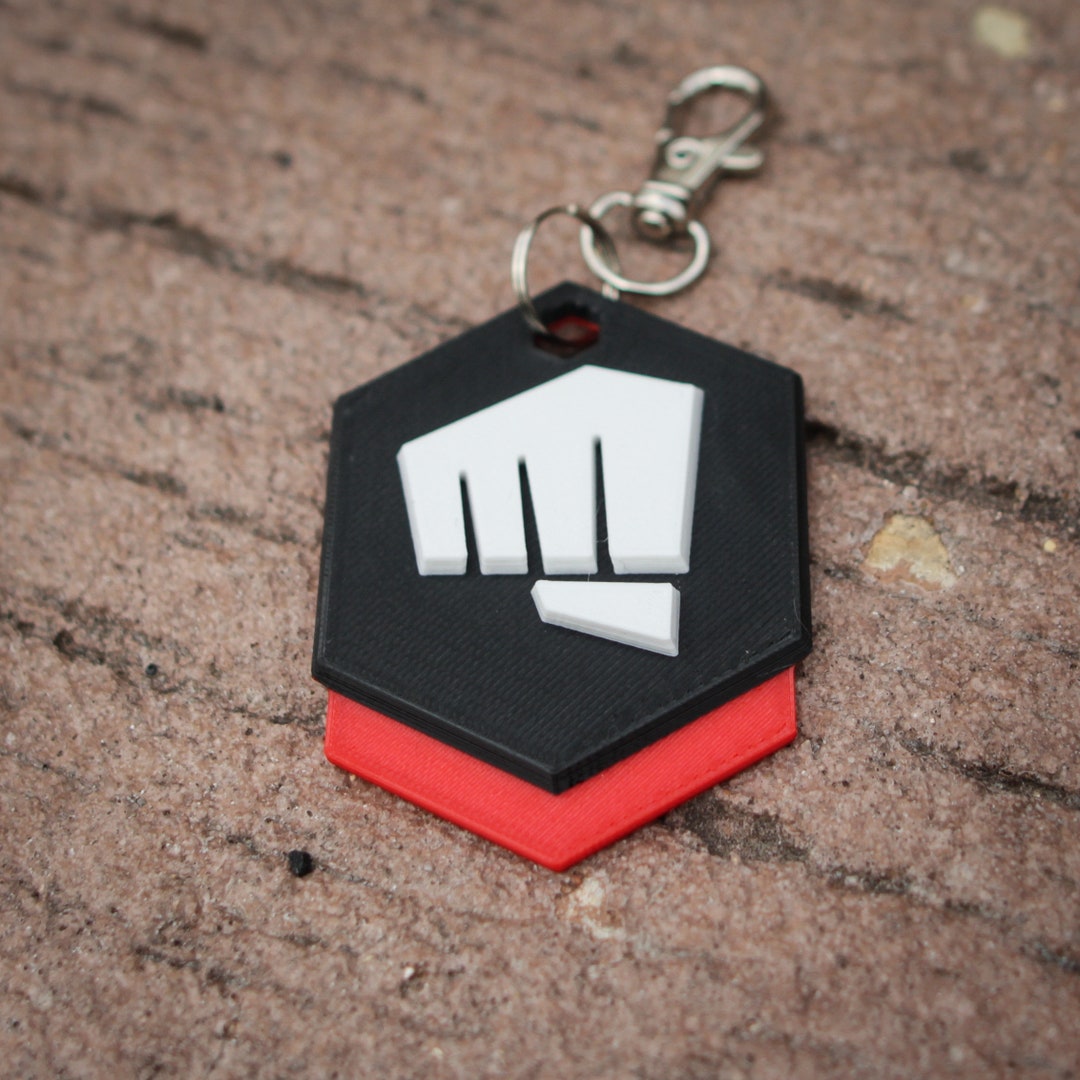 Fist Bump Buddy Riot Gun Buddy Keychain Etsy