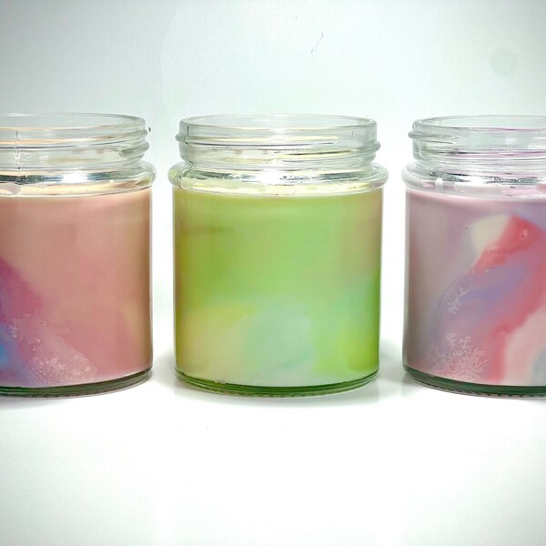 Tie Dye Candles Etsy
