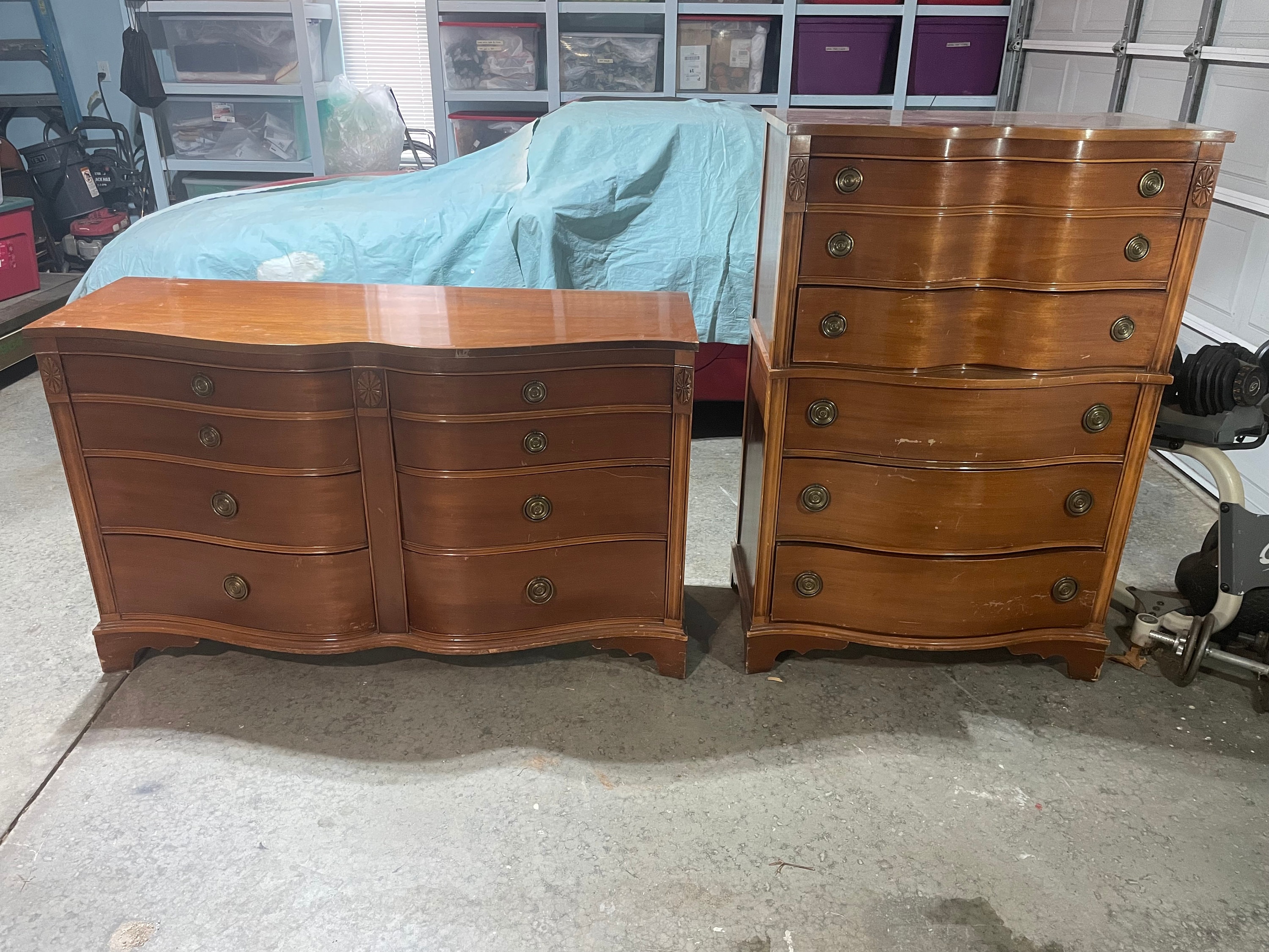 Curved front chest of drawers discount