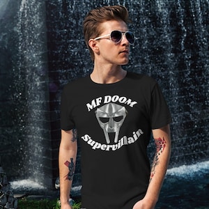 MF Doom SuperVillain Tshirts and Hoodie MF Doom Merch with the iconic MF Doom Mask t shirt ts hirts