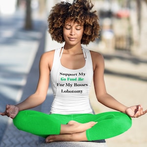 My Boss Needs A Lobotomy Tank Top | Lobotomy Corp | I got my lobotomy at | Great Gag Gift for Office Coworkers Dr Office Gifts, Racerback