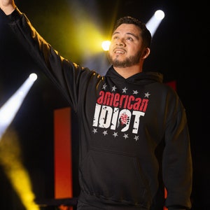 Mens Greenday Hoodie, 90s Multicolored Hoodie - Fleabag Hoodie - Bad Girls Coven Shirt