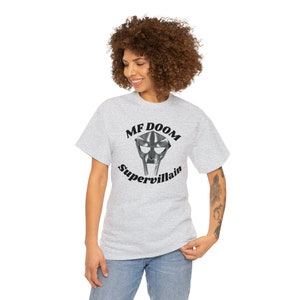 MF Doom SuperVillain Tshirts and Hoodie MF Doom Merch with the iconic MF Doom Mask t shirt Womens Ts hirts