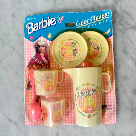 Vintage 1994 Barbie Color Change Tea Set in Original Packaging Etsy Ireland