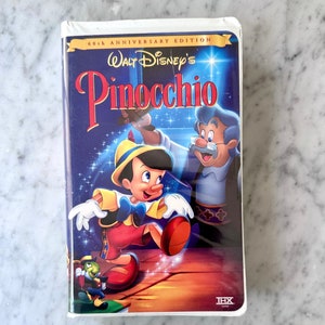 Vintage Walt Disney Pinocchio VHS 60th Anniversary Edition