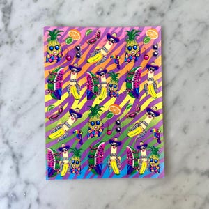 Vintage 1990’s Lisa Frank Banana Sticker Sheet