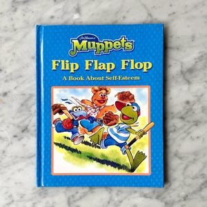Vintage hardback Muppets Flip Flap Flop Book