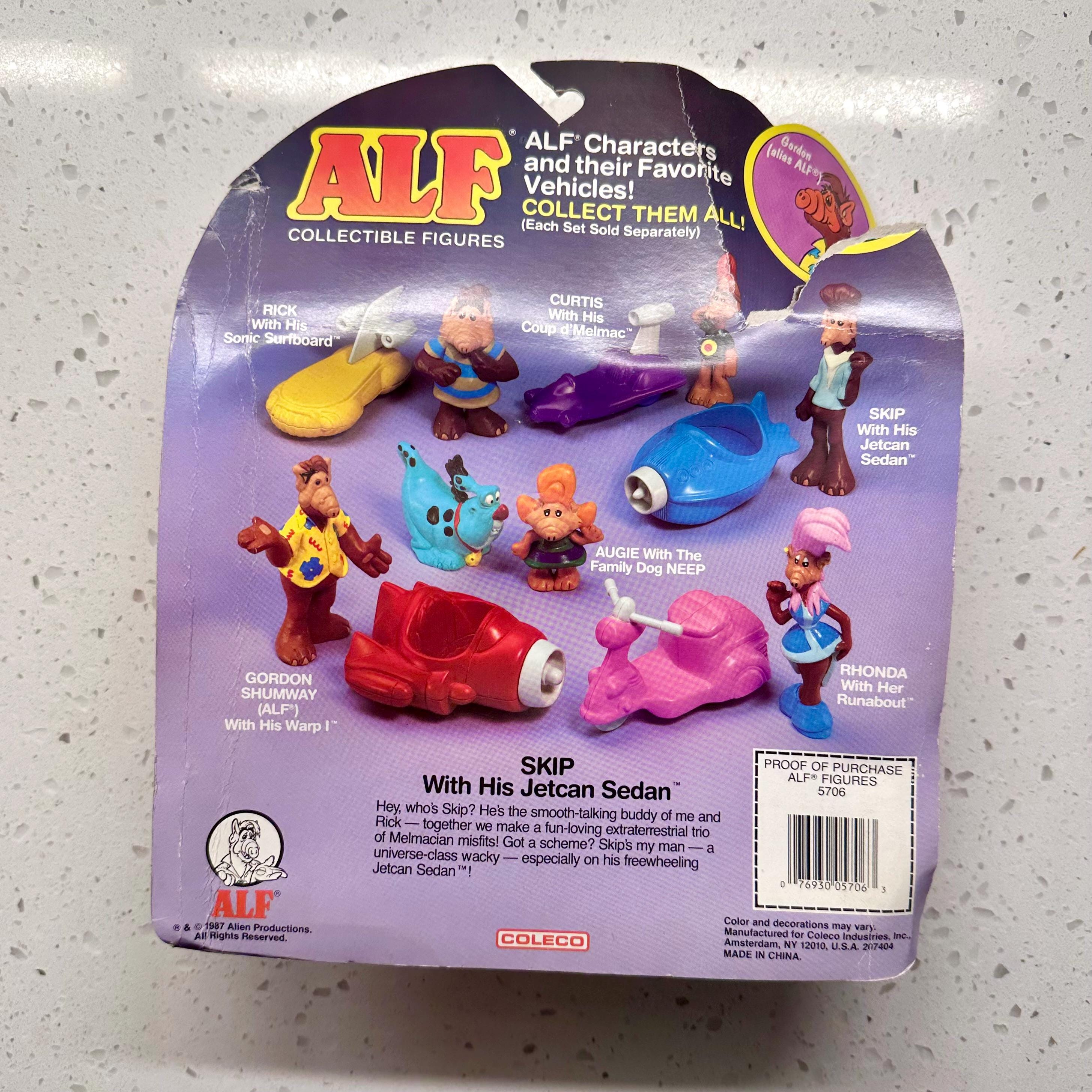 Alf グッズセット Vintage 80's ALF Collectible Figures “skip” in Original Package - Etsy