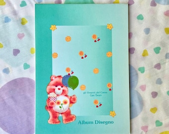 Cuaderno vintage de los osos cariñosos de los años 80, ¡RARO!