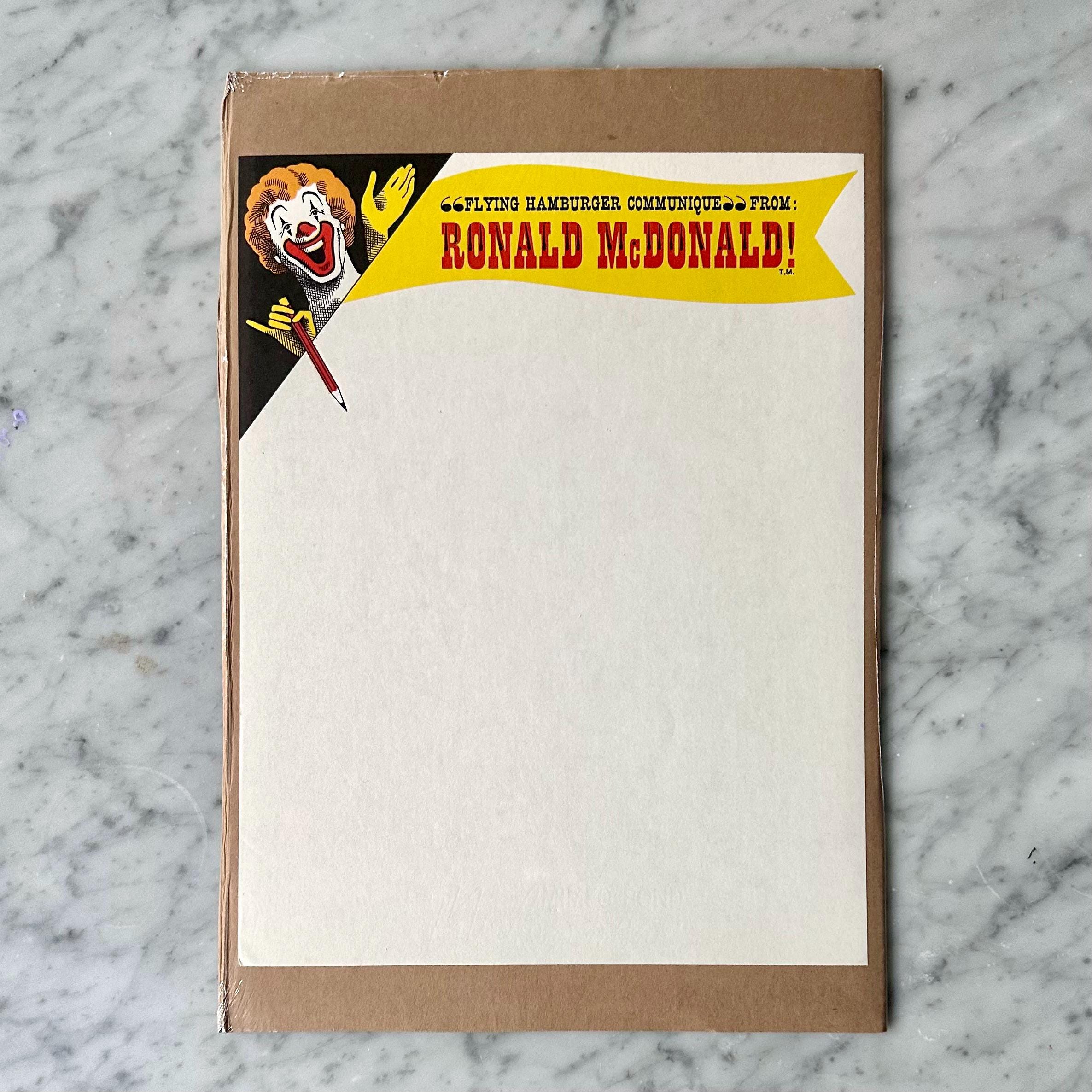 Vintage 1960's Ronald Mcdonald 