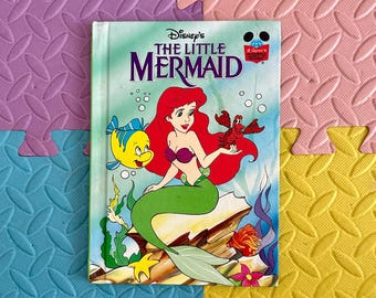 Vintage 1990 Disney’s The Little Mermaid Storybook