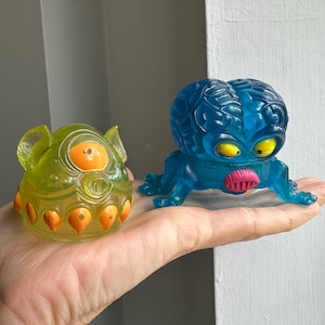 Vintage 1988 The Real Ghostbusters “Mini Goopers” brain matter and stomach stuff toys