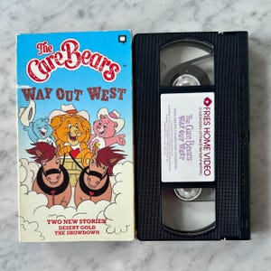 1987 The Care Bears “Way Out West” VHS.