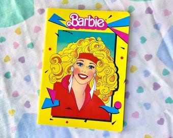 Vintage dead stock 80’s Barbie Notebook Journal Rare