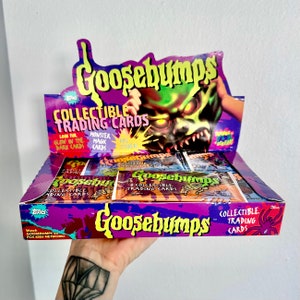 1 pakje vintage 1996 Topps Brand R.L. Stine verzegelde ruilkaartenpakket