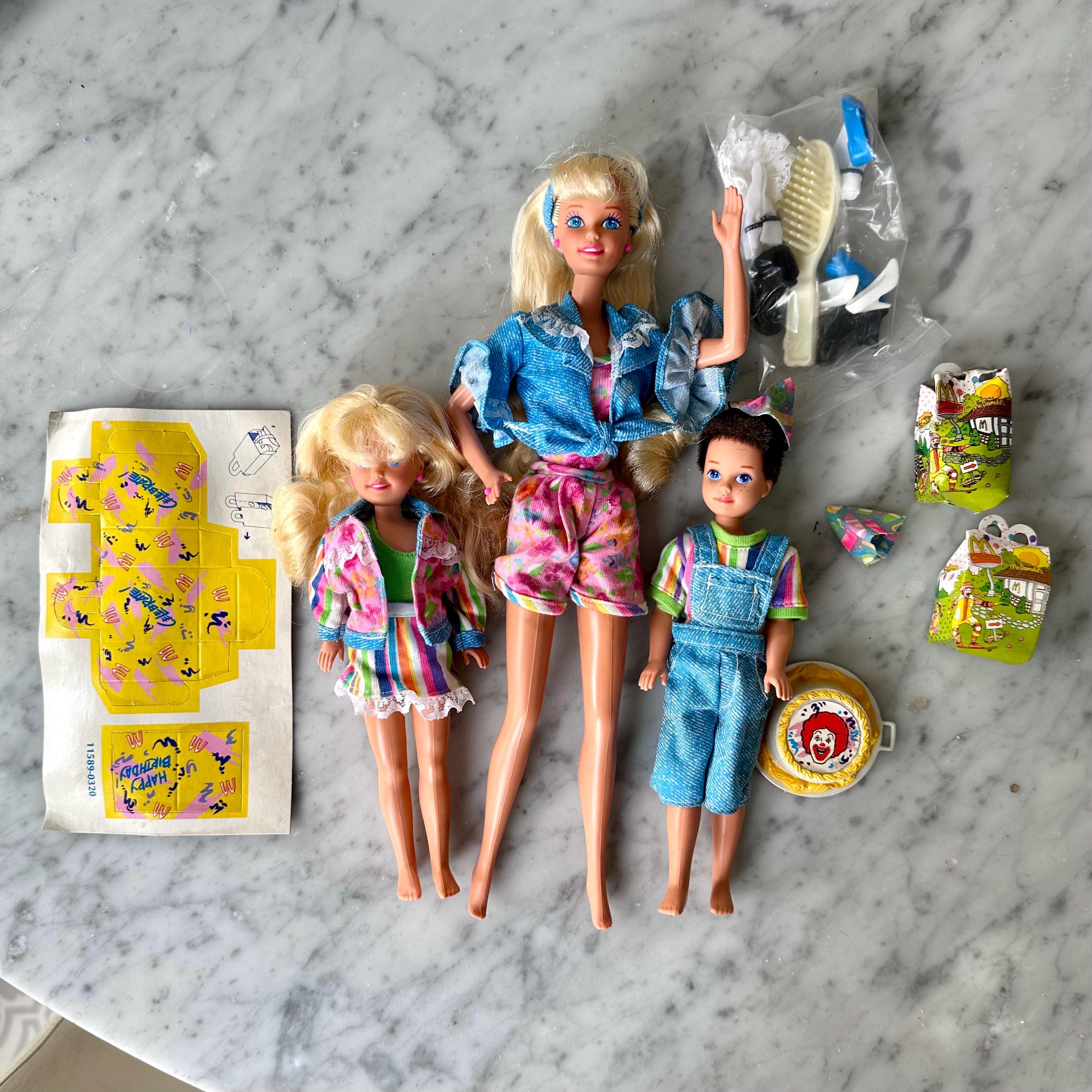 Vintage 1993 Barbie Birthday Fun at Mcdonald's - Etsy