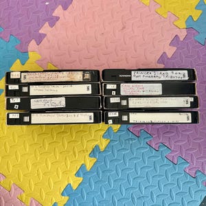 Vintage 90’s Historical Breaking News VHS Collection with Commercials