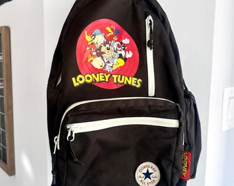 Converse Black Looney Tunes Backpack “That’s All Folks!”