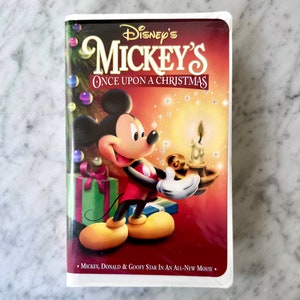 Walt Disney Mickey’s Once Upon A Christmas VHS Movie