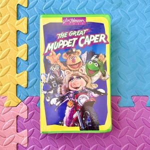 Vintage Jim Henson’s The Great Muppet Caper VHS movie