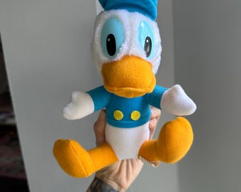 Peluche del pato Donald de Disney de la película Villancico de Mickey de 1983