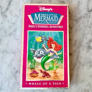 Vintage 1993 Walt Disney’s The Little Mermaid- Ariels Undersea Adventures “Whale of a Tale” VHS