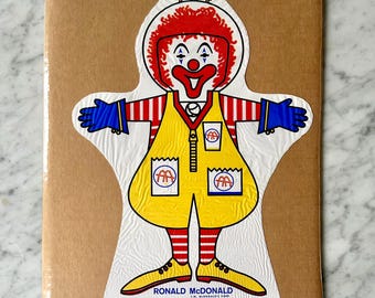 1990年代のマクドナルド ビッグマック ハンドパペット プラスチック製