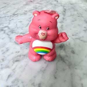 Vintage 80’s Kenner Care Bears “Cheer Bear” Poseable Figure