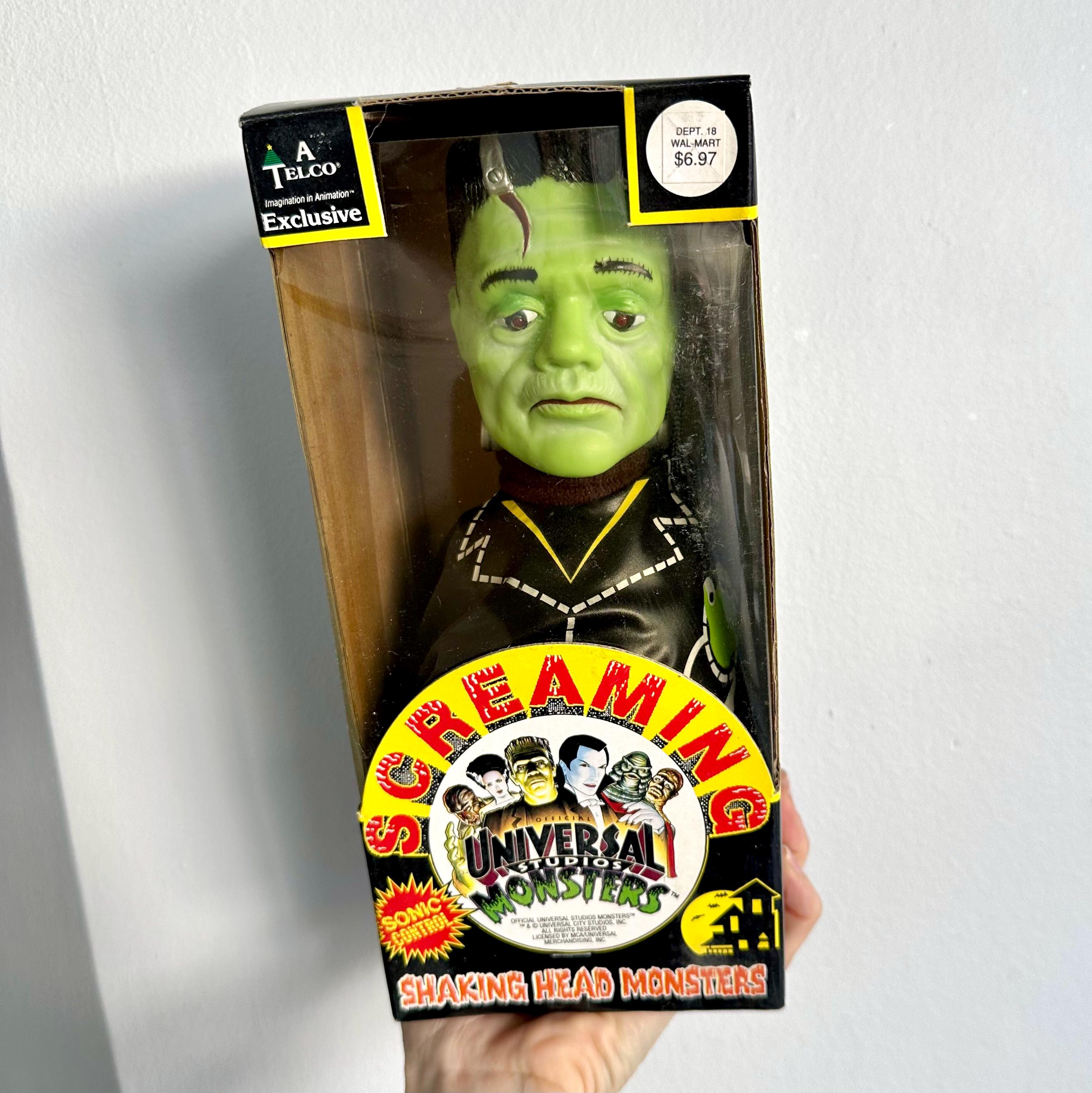 TELCO フランケンシュタイン ヴィンテージ 人形 Vintage 1992 Telco Universal Monsters Shaking Head Monsters