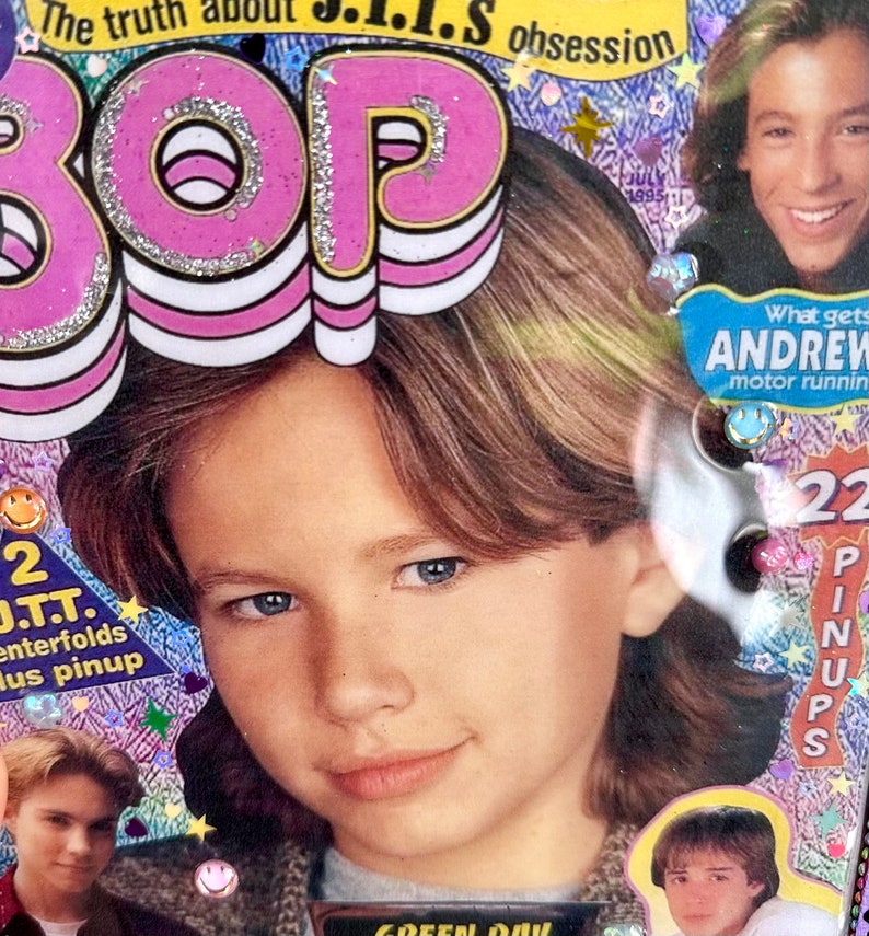 Vintage 90s BOP Magazine JTT Resin Wall Art - Etsy
