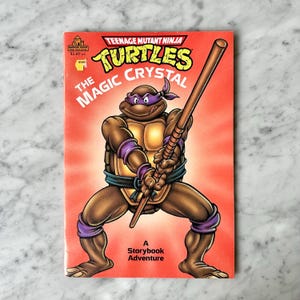 Vintage 1990 TMNT “The Magic Crystal” A Storybook Adventure