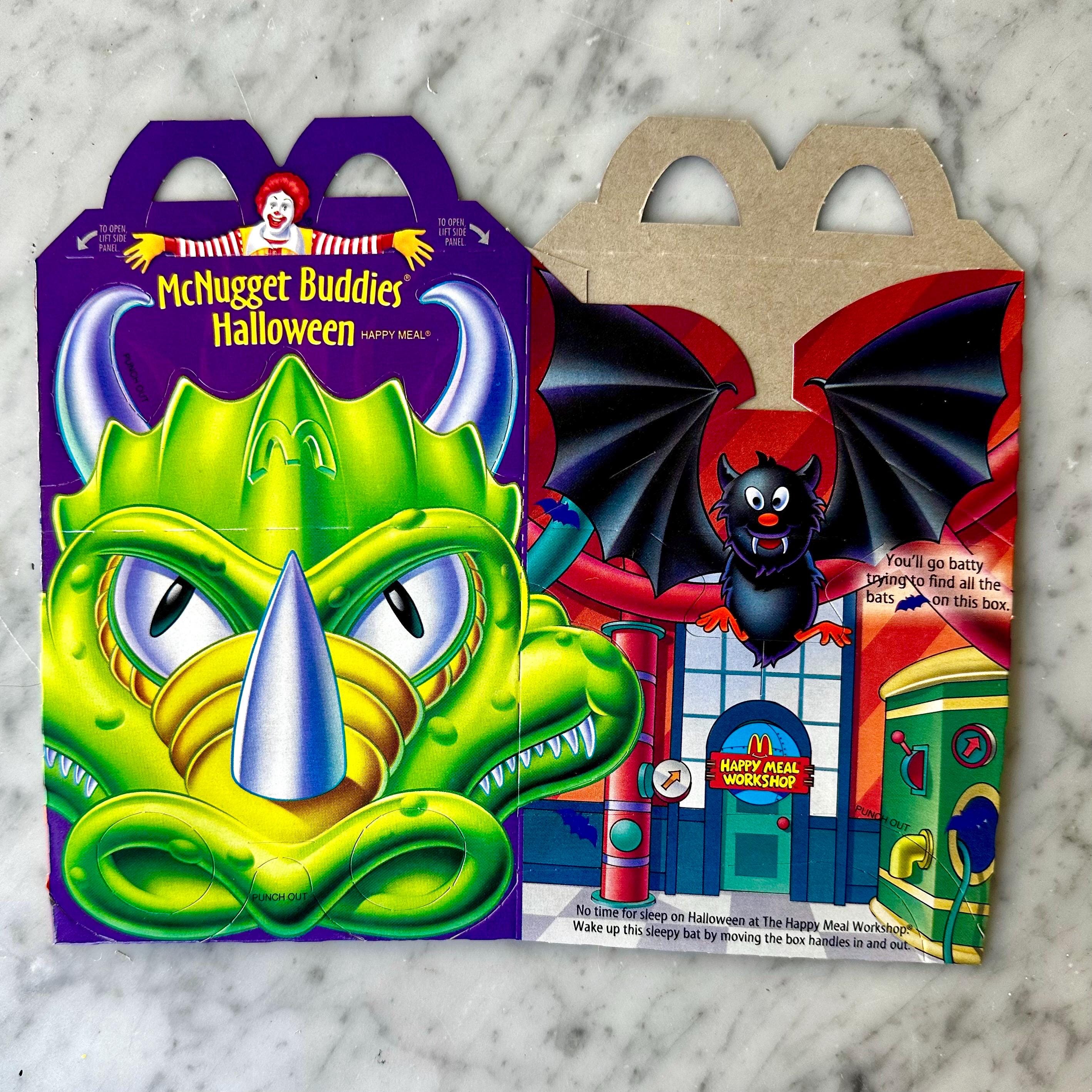 Vintage 1996 Mcdonald's Halloween Mcnugget Buddies Happy Meal Box