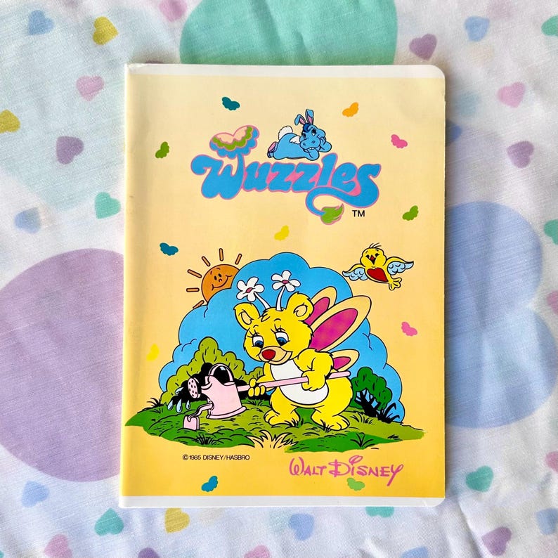 Vintage Dead Stock 80’s Wuzzles Notebook Journal - Etsy