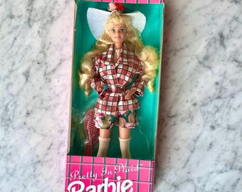 Barbie Pretty in Plaid 1998 - Etsy