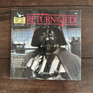 Vintage 1983 Star Wars Return of the Jedi Book & Record