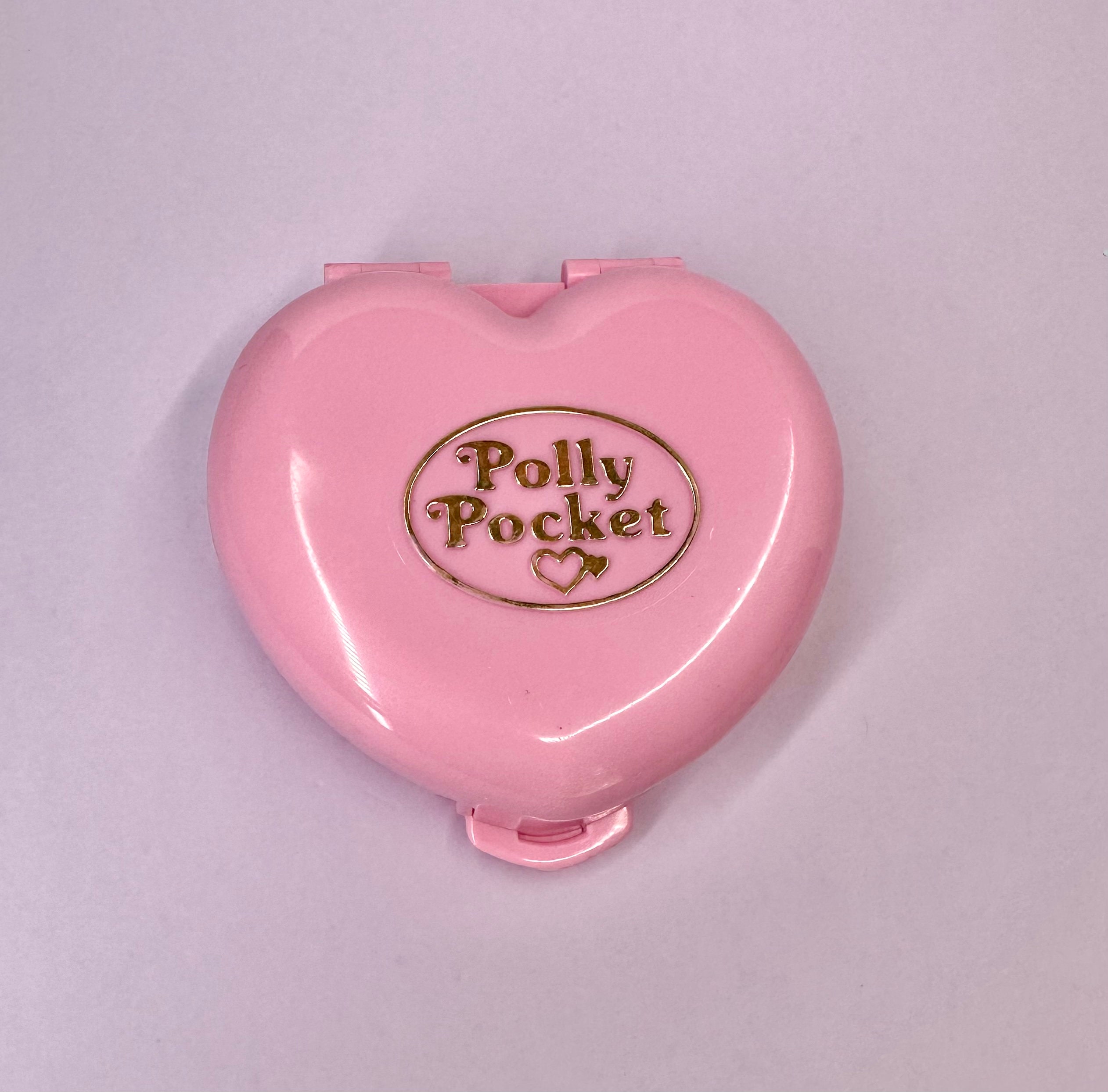 Vintage Bluebird Polly Pocket 1989 Pink Jewelry Box Rare Etsy