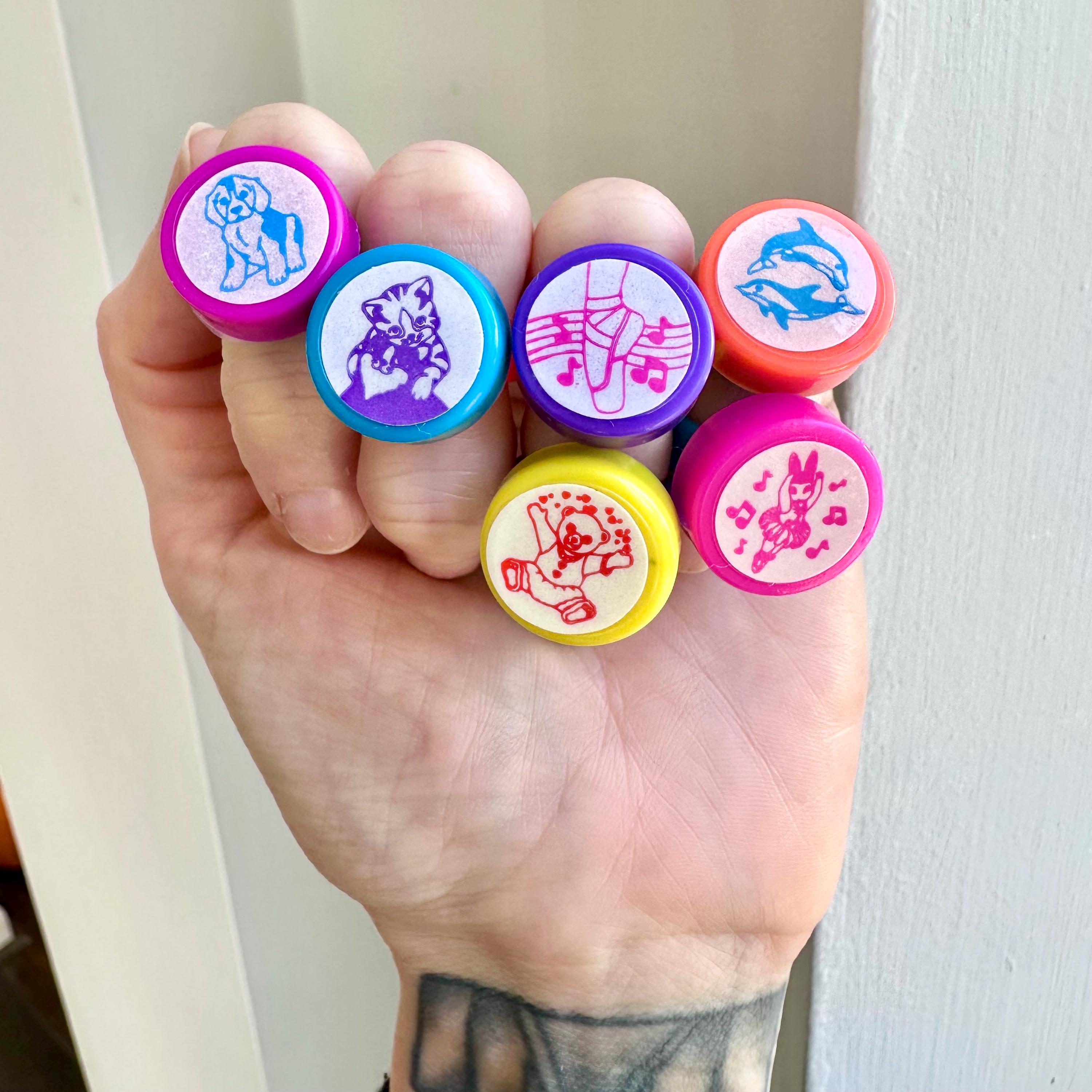 Vintage 90's Lisa Frank Stamp Ring-you Pick! - Etsy