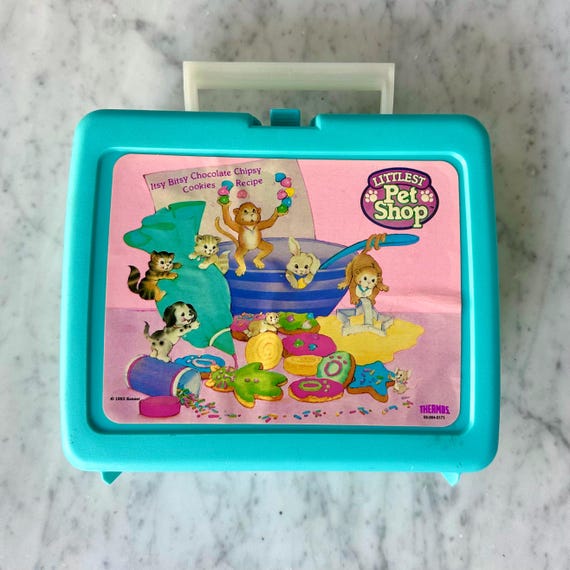 Vintage 1993 Kenner Littlest Pet Shop Lunchbox and Thermos - Etsy