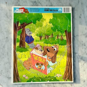 Vintage 1987 Tonka Pound Puppies Puzzle
