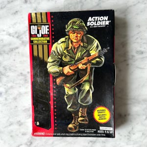 Vintage 1993 GI Joe Commemorative Collection Action Soldier in original box.