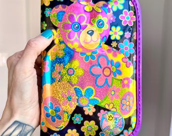 Vintage 90’s Lisa Frank Blossom Bear Planner with Inserts