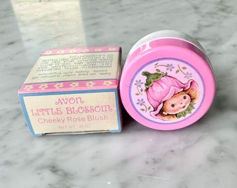 Vintage 1983 Avon Little Blossom Fairy Cheeky Rose Blush .25 oz New In Box