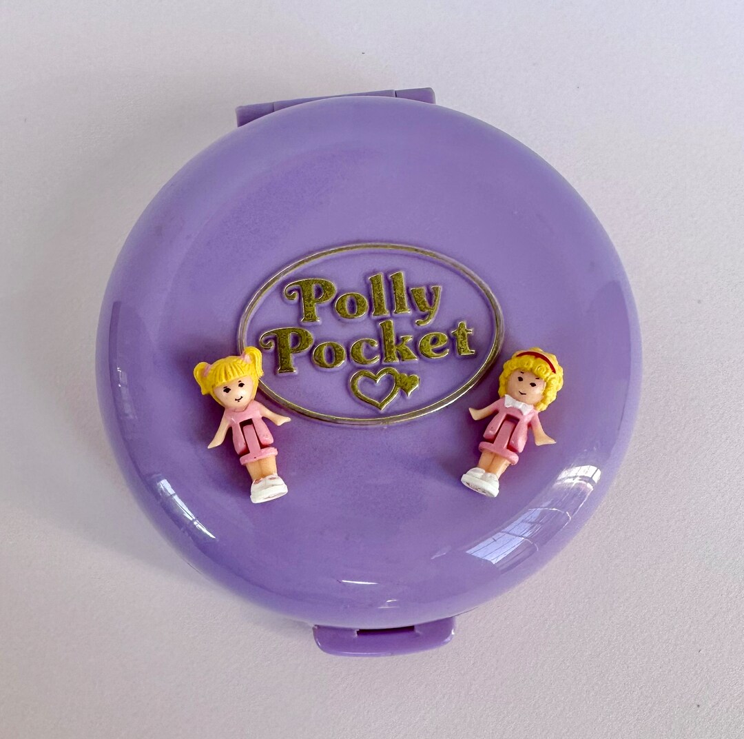 Vintage 1989 Polly Pocket Pollys Flat 100 Complete Etsy