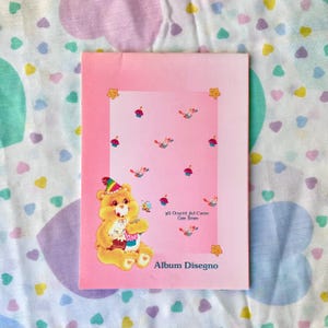 Vintage Dead Stock 80’s Care Bears Notebook Journal RARE