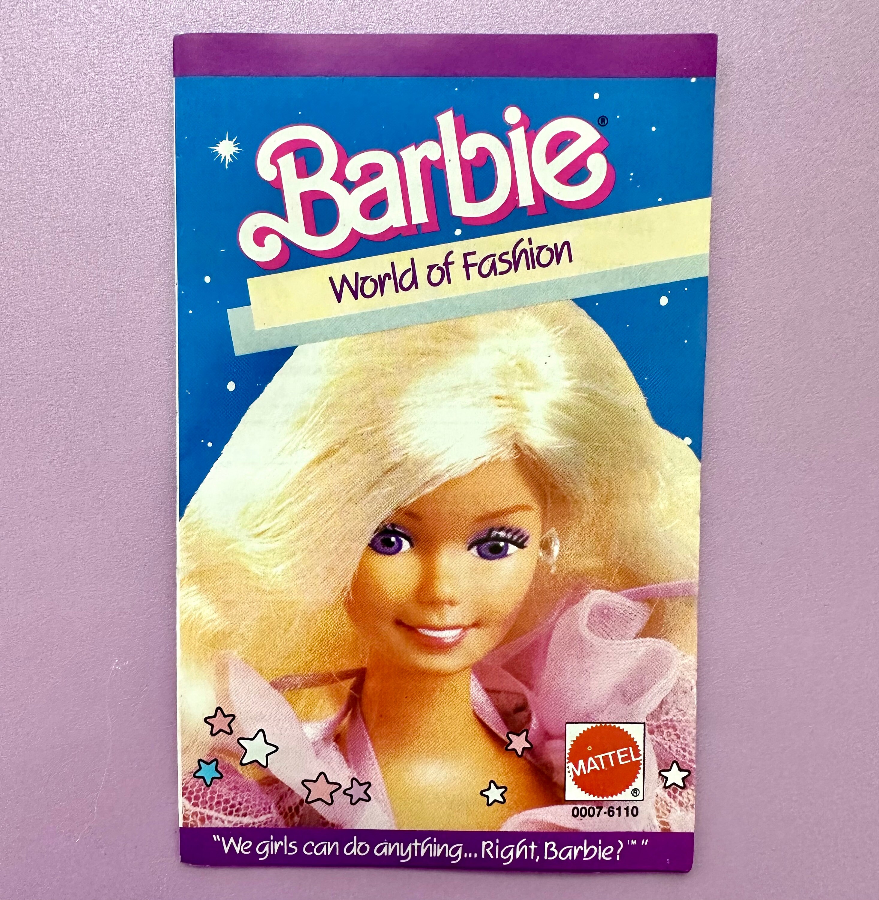 Vintage 1985 Barbie World of Fashion Pamphlet Catalog Booklet - Etsy
