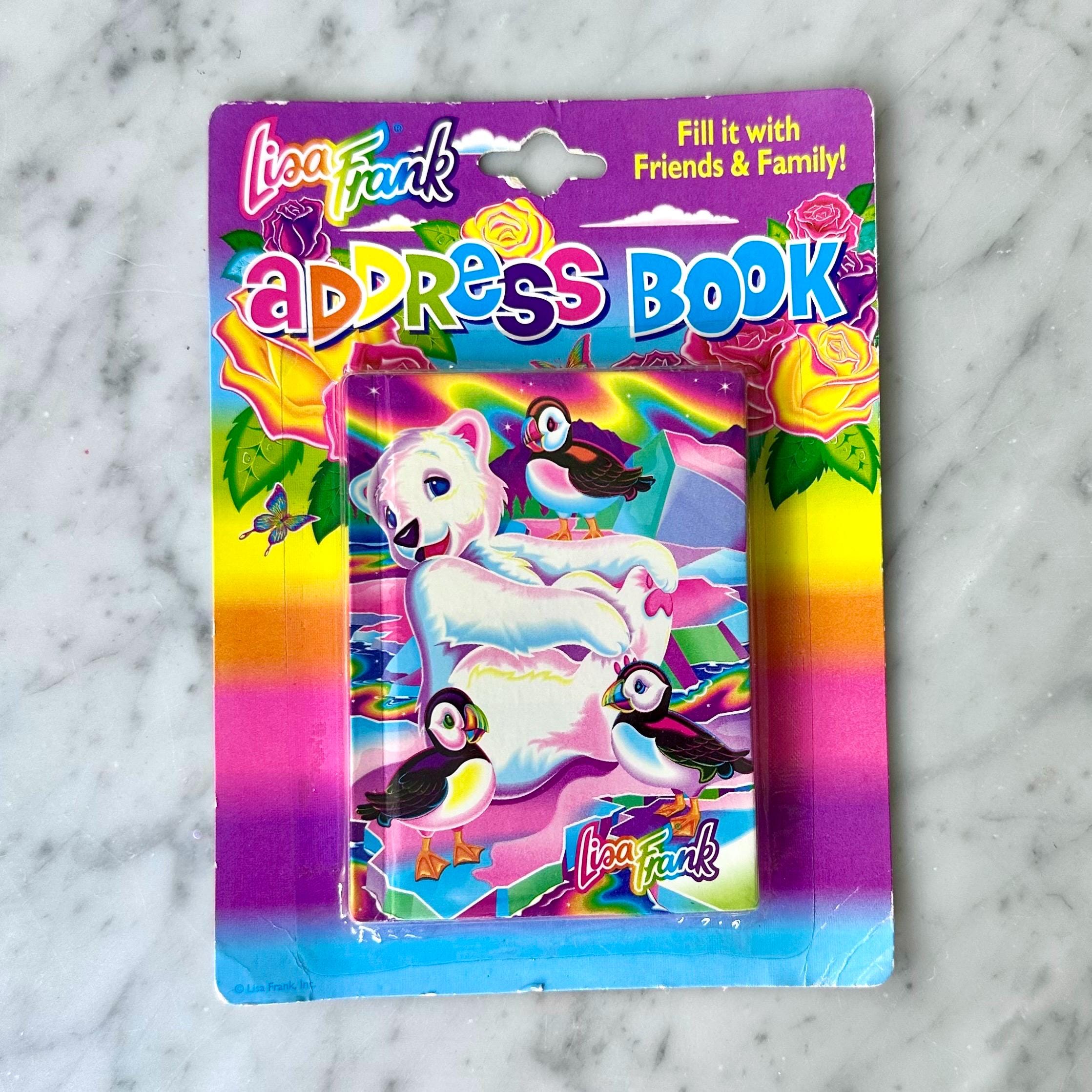 Vintage 1990's Lisa Frank Roary the Polar Bear Address Book Sealed