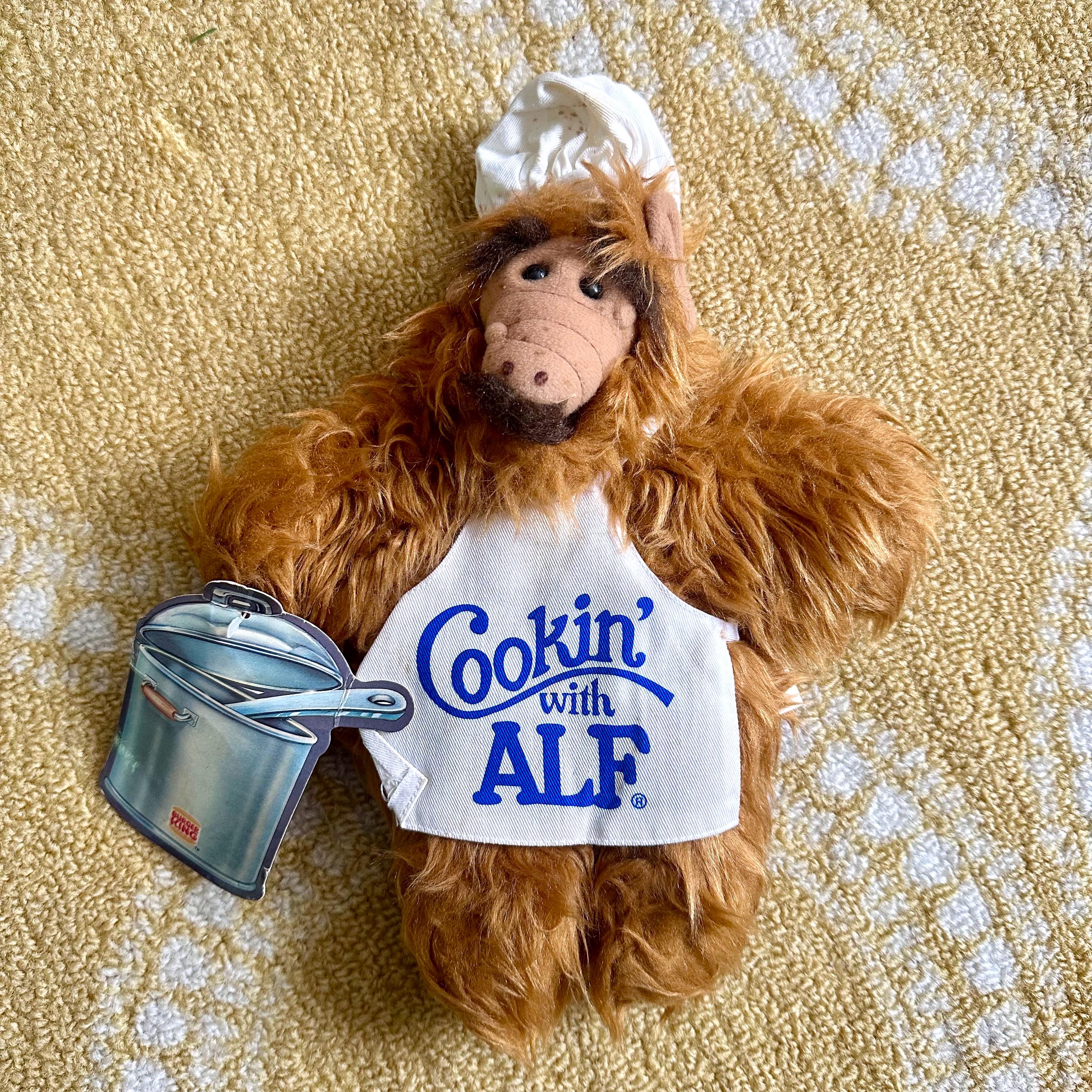 Vintage 1988 ALF Chef Burger King Plush Hand Puppet With Tag - Etsy