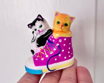 90’s Lisa Frank Sneaker Kittens Figure