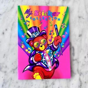 90’s Lisa Frank “Hollywood Bear” Sticker Book image 1